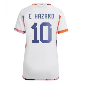 Lacne Ženy Futbalové dres Belgicko Eden Hazard #10 MS 2022 Krátky Rukáv - Preč